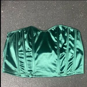 Green corset top SHEIN size 6